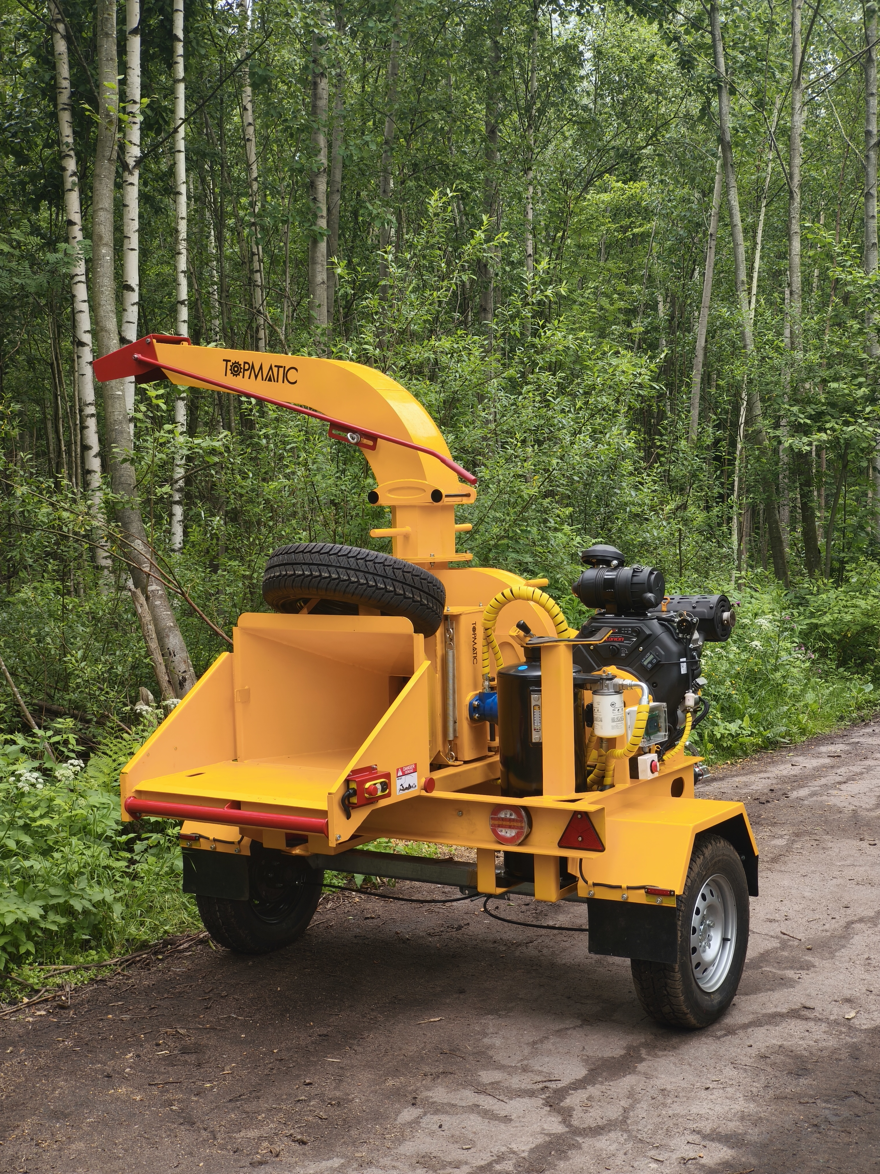 Прицепной измельчитель древесины Topmatic CH-160